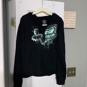 Fox Racing hoodie.